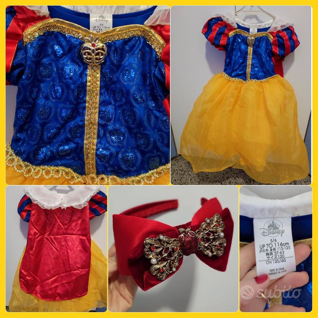 Vestito Biancaneve 5/6 anni con accessori - Tutto per i bambini In