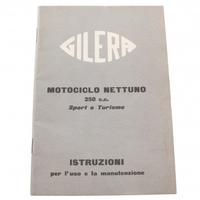 Manuale uso e manutenzione Gilera Nettuno 250
