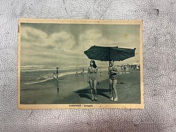 2 vecchie cartoline  Viareggio Spiaggia, lotto A