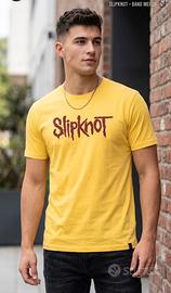 T-shirt Slipknot Gialla XL Veste M - Nuova