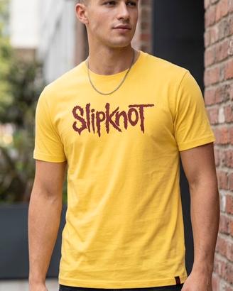 T-shirt Slipknot Gialla XL Veste M - Nuova