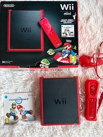 Nintendo Wii mini rossa + mario kart