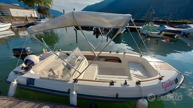 Barca Angelo Molinari 435 e Evinrude XP25