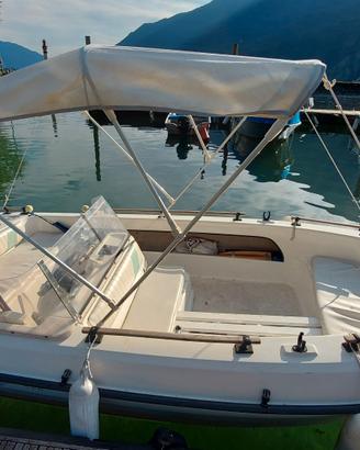 Barca Angelo Molinari 435 e Evinrude XP25