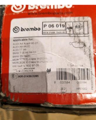 Pasticche Freni Brembo Ant. P06019  Nuovi , Merced