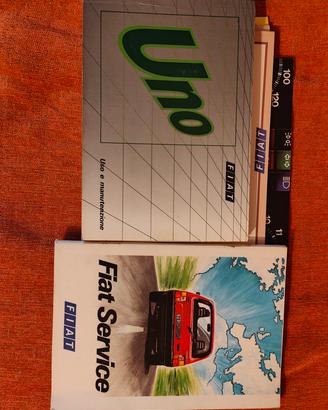 libretto uso e manutenzione Fiat Uno