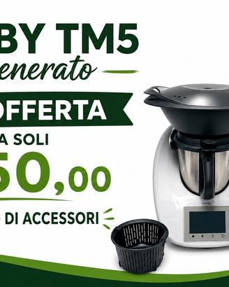 BIMBY TM5 RIGENERATO COMPLETO DI ACCESSORI