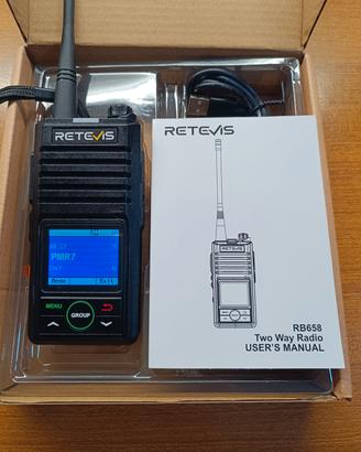 Retevis RB658 programmazione con App Bluetooth