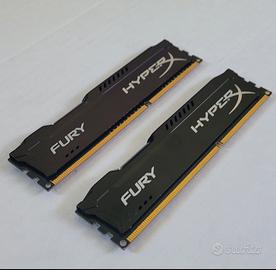 HyperX furyRam DDR 3  2x4Gb 1600Mhz
