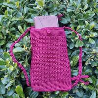 porta cellulare uncinetto 