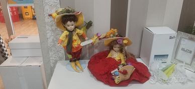 Bambola ceramica capodimonte collezione