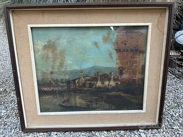 Antica stampa incorniciata su misura