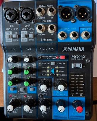 MIXER AUDIO PASSIVO YAMAHA MG06X
