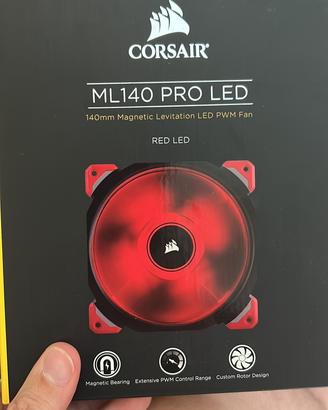 Ventola corsair ml140 pro led