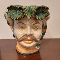 Ceramica Caltagirone testa di moro
