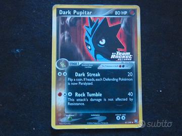 Pokemon Dark Pupitar 41/109 Ex Team Rocket