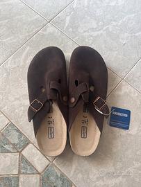 Birkenstock Boston Marrone Scamosciate – Taglia 43