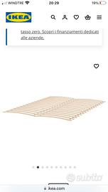 Letto matrimoniale MALM Ikea completo di doghe