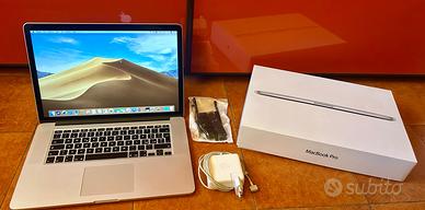 Mac Book Pro 15” i7 Retina 8 gb Ram 512 ssd 2014