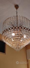 lampadario in cristallo Swarovski usato