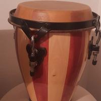 Mini Conga Arrow di legno da 7,5" + tracolla