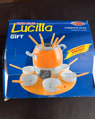 Set Fonduta Vintage 23 Pezzi Lucilla Arte & Fuoco