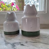 coppia di 2 isolatori telefonici italiani