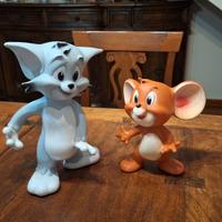 Ledra Tom e Jerry pupazzi gomma vintage Disney