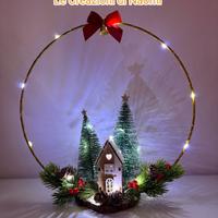 CERCHIO NATALIZIO ARTIGIANALE 🎄