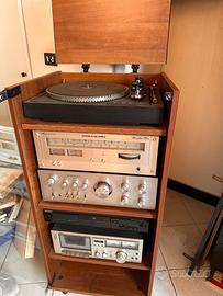Mobiletto impianto stereo VINTAGE