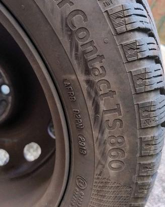 4 gomme Continental invernali 195/60 R15 T