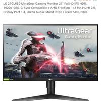 Monitor LG Ultra Gear 27”