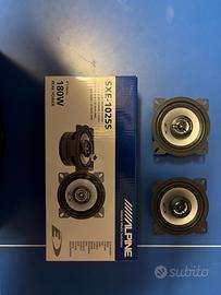 coppia casse alpine 10 cm da 25 watt rms