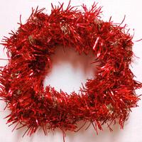 Ghirlanda Natalizia Rossa,Fucsia& Oro lunga 290 cm