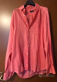 Camicia Brooksfield Rosa taglia 45  lino 100%