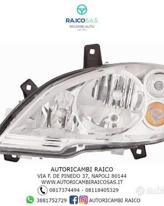 Faro fanale proiettore mercedes vito viano 2010