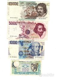 (LOTTO 9°)BANCONOTE ITALIANE"PREEURO IN LIRE