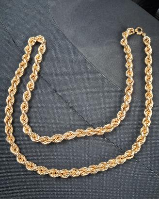 collana oro 18 carati 