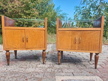 Coppia Comodini Vintage Anni '50