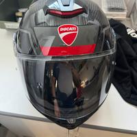 Casco modulare carbon originale ducati taglia m