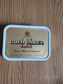 Dunhill Gold Label - scatola Tabacco Virginia vuot