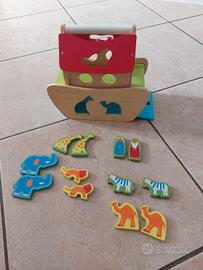 Arca di Noè in legno 