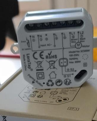 Interruttore wireless per tende e tapparelle