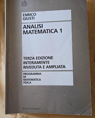 analisi matematica 1 Enrico giusti 