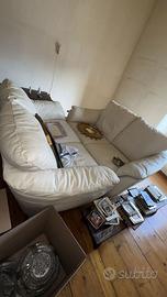 Divani pelle Bianca 2 posti