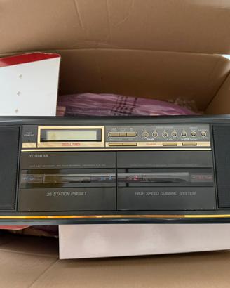 Stereo Radio Vintage anni 80/90 Toshiba RT-8538