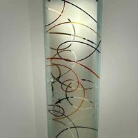 Porta scorrevole in vetro