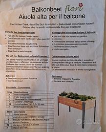Aiuola alta per balcone