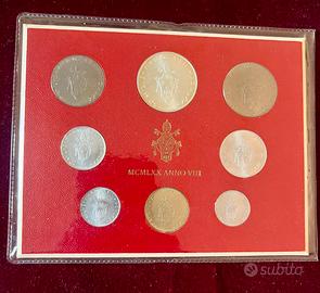 Serie divisionale ufficiale Citta  Vaticano 1970