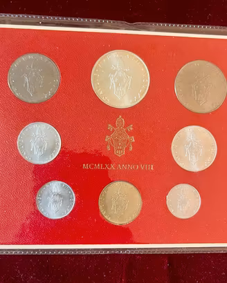 Serie divisionale ufficiale Citta  Vaticano 1970